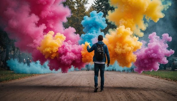 Fumigènes de couleur : un choix festif et fascinant